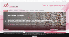 Desktop Screenshot of fastenglish.hu